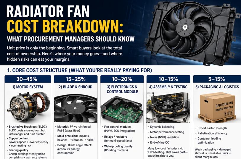 Radiator Fan Cost Breakdown What Procurement Managers Should Know Radiator Fan Cost Breakdown What Procurement Managers Should Know
